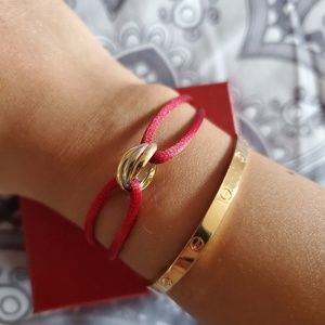 cartier trinity string bracelet